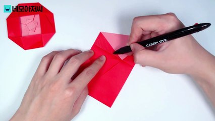 [종이접기] 색종이 한장으로 동백꽃 만들기-7RAvoVk4U3E