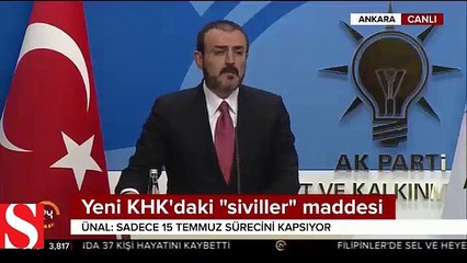 Hükümetten KHK'daki 'siviller' maddesine ilişkin kritik açıklama