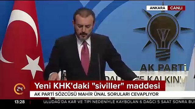Hükümetten KHK daki siviller maddesine ilişkin kritik açıklama