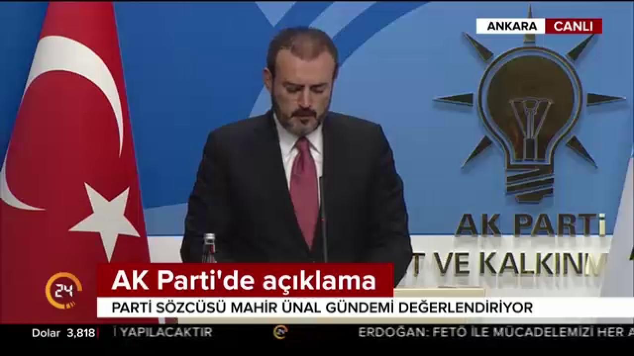 Mahir Ünal gündemi değerlendiriyor