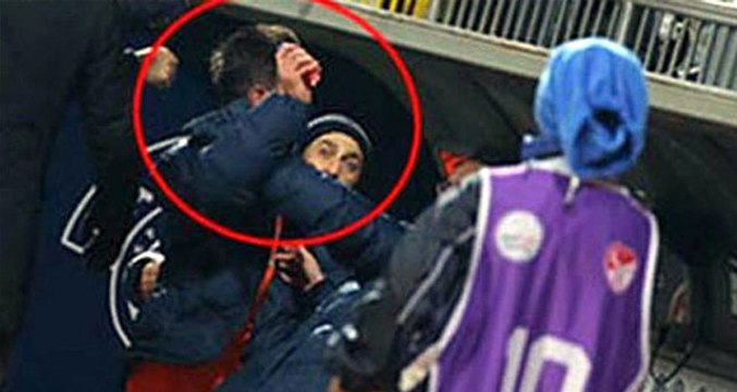 Kasımpaşalıların Protesto Ettiği Emre Belözoğlu, Elindeki İçeceği Tribüne Atmaya Kalktı