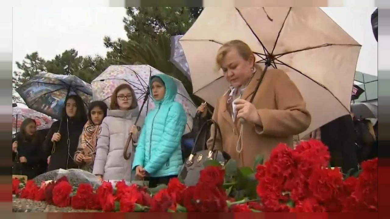 Trauer in Sotschi ein Jahr nach Flugzeugabsturz