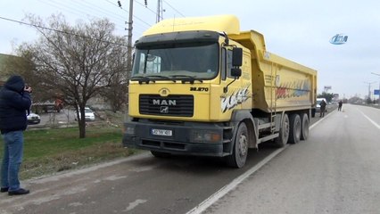 Kamyonun çarptığı engelli adam hayatını kaybetti