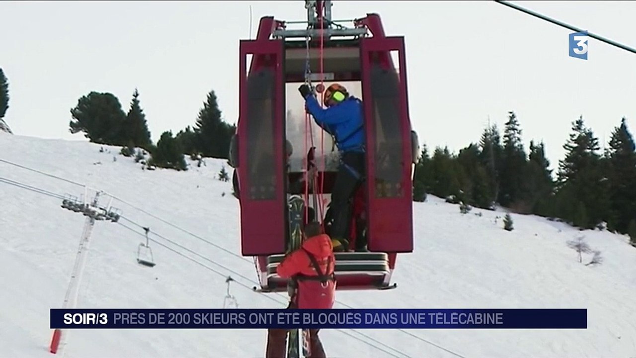 Isère : 200 skieurs bloqués suite à une panne des télécabines