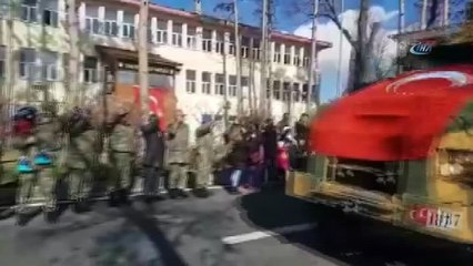 Komandolar dualarla Suriye’ye uğurlandı