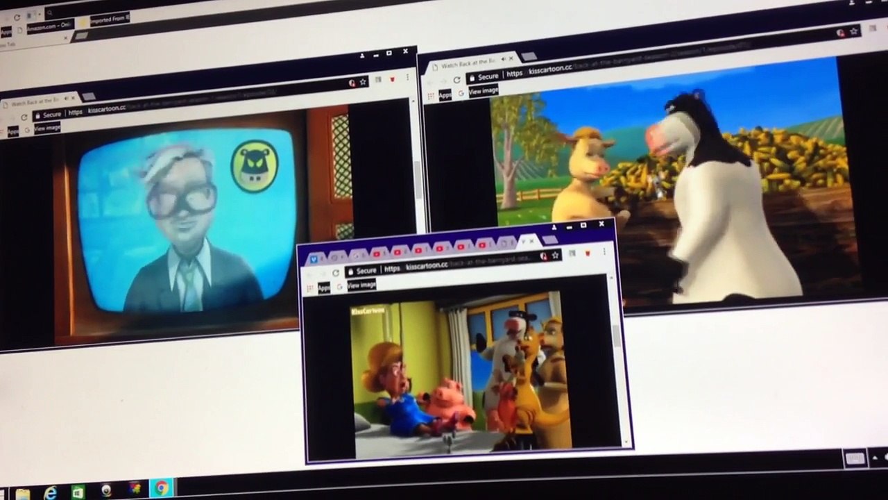 Episodes come in back at the barnyard