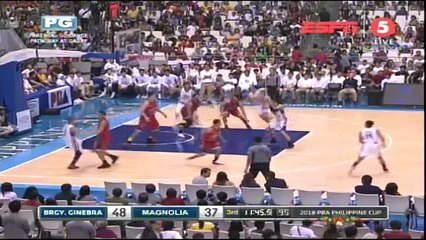 BRGY GINEBRA VS MAGNOLIA DECEMBER 25 2017 3Q