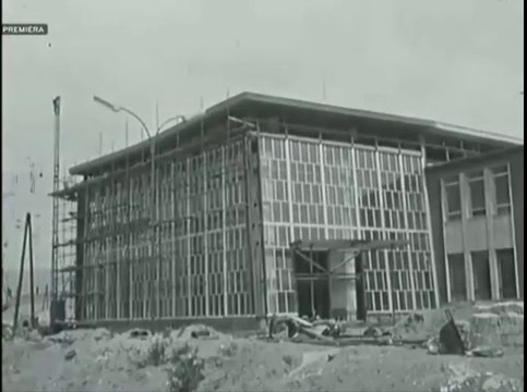 Bratislava-Nové Mesto - výstavba stanice (1964)