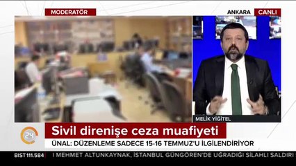 Sivil direnişe ceza muafiyeti