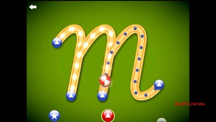 Learn writing CURSIVE alphabets - L to P - LetterSchool - By BabyStation