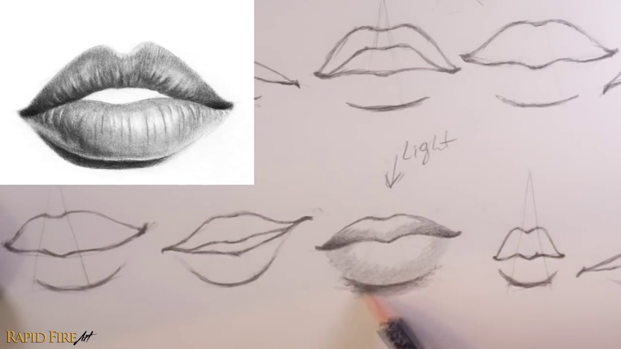 How to Draw Lips for Beginners