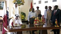 Qatar's Emir in Accra on last leg of West African tour