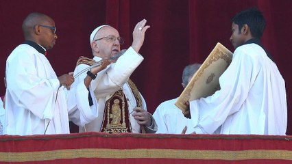 "Urbi et Orbi" auf dem Petersplatz: Papst geht auf Jerusalem-Konflikt ein