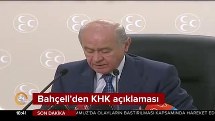 Bahçeli'den CHP tepkisi