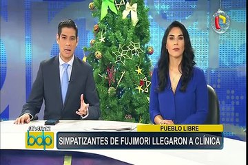 Pueblo Libre: simpatizantes mostraron su apoyo a Alberto Fujimori