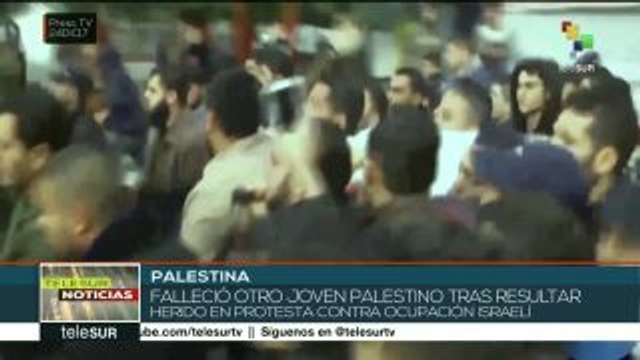Confirma autoridad palestina muerte de joven herido en marcha