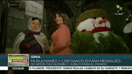 Sirios celebran la Navidad tras derrota del terrorismo