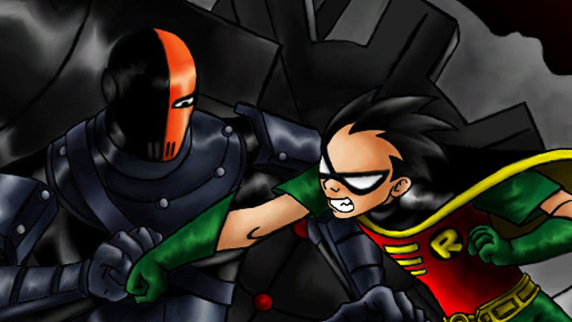 Robin Vs Slade Fans Of Teen Titans What If Robin Had Stayed Slade's