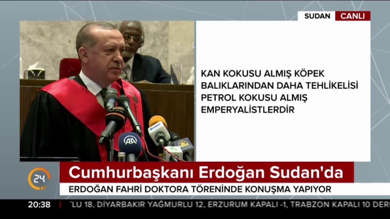 Cumhurbaşkanı Sudan'da