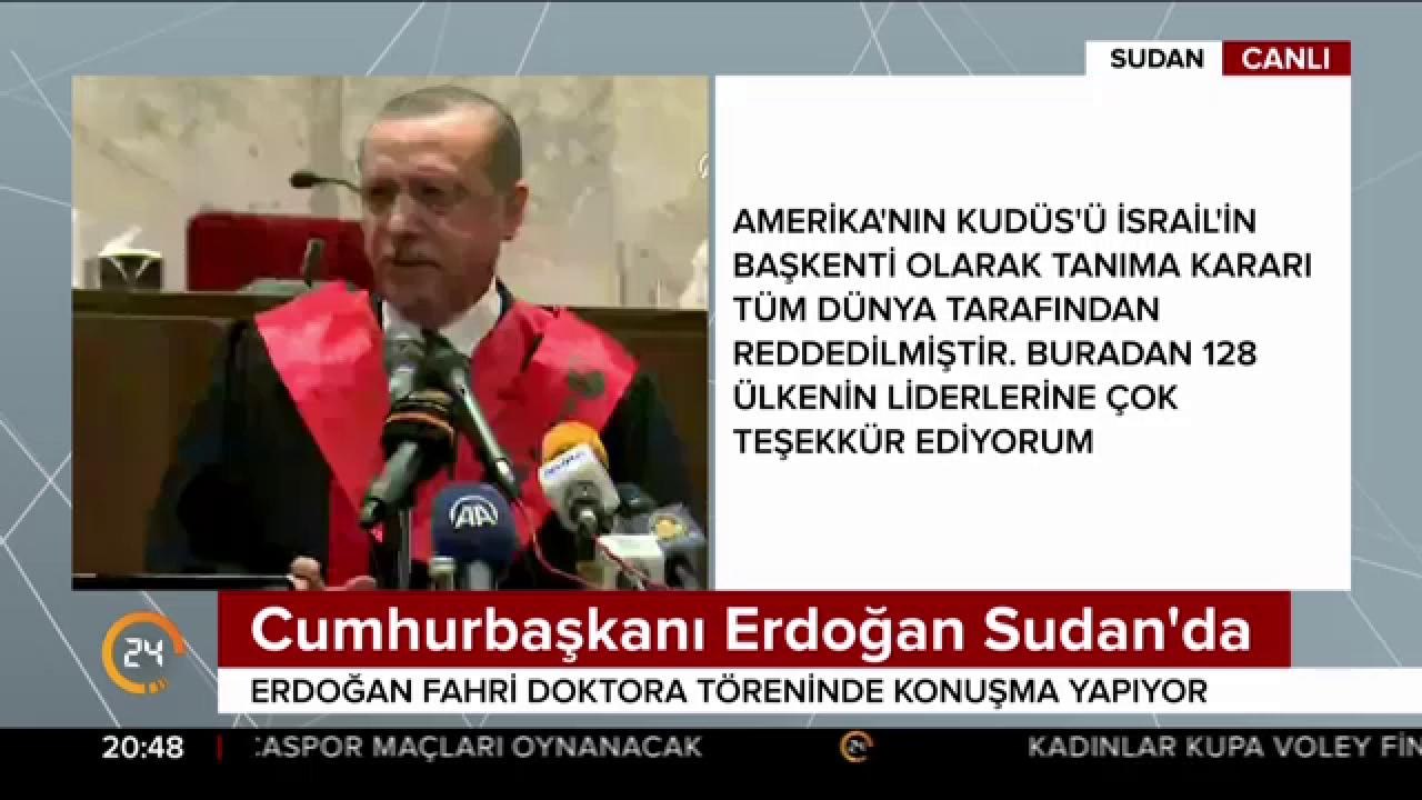 Cumhurbaşkanı Sudan'da