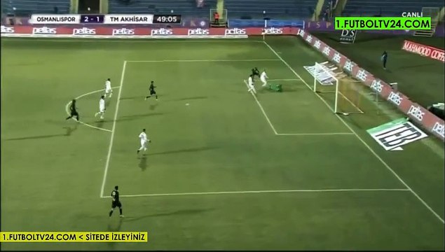 2-1 Aminu Umar Goal Turkey Süper Lig - 25.12.2017 Osmanlispor FK 2-1 Akhisar Bld