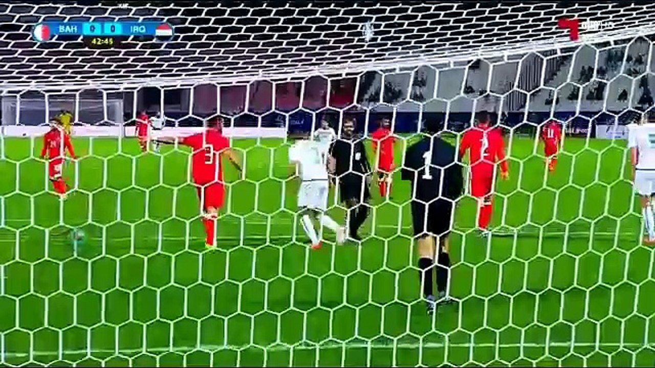 ملخص واهداف مباراة العراق والبحرين 1-1 جودة عالية - خليجي 2017