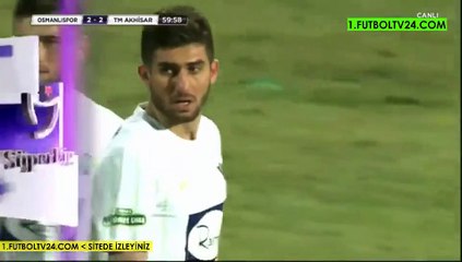 2-2 Soner Aydoğdu Penalty Goal Turkey  Süper Lig - 25.12.2017 Osmanlispor FK 2-2 Akhisar Bld
