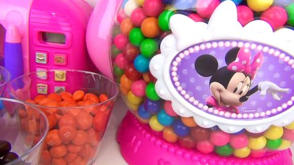 Disney Minnie Mouse Magical Microwave, HUGE Tea Pot, M&Ms Gum Ball Toy Surprise, Learn Color / TUYC