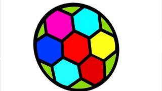 Renkleri Öğreniyorum | Futbol Topları Boyama Sayfası ( Oyun Hamuru Evi )
