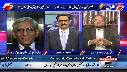 Javed Chaudhry & Other Participants Grilled Indian General While He Was Criticising Pakistan On Kalbushan's Issu