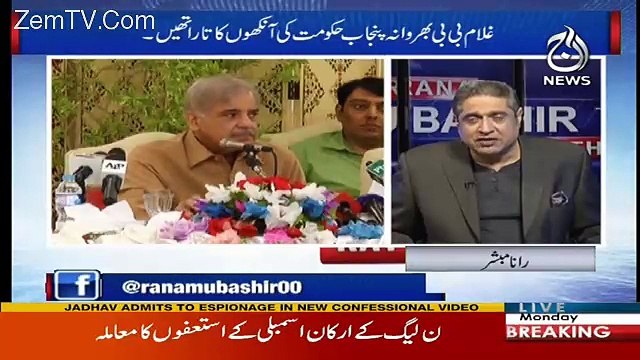Aaj Rana Mubashir Kay Saath – 25th December 2017