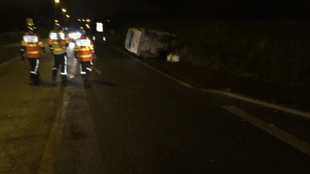 Collision entre trois voitures