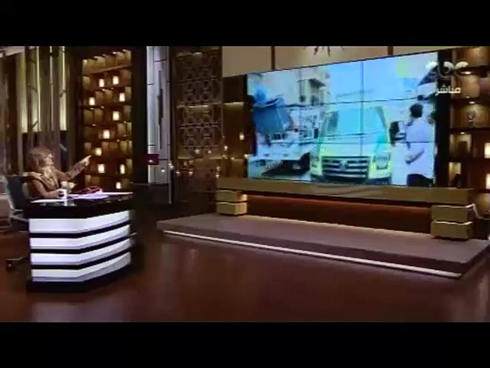 لميس الحديدى تنتقد صعق مواطن فعليا بمحاكاة مواجهة السيول بالبحيرة