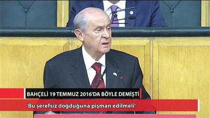 Bugün KHK'yı savunan Bahçeli, daha önce böyle demişti!