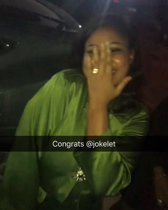 After A Surprise Proposal In Lagos
