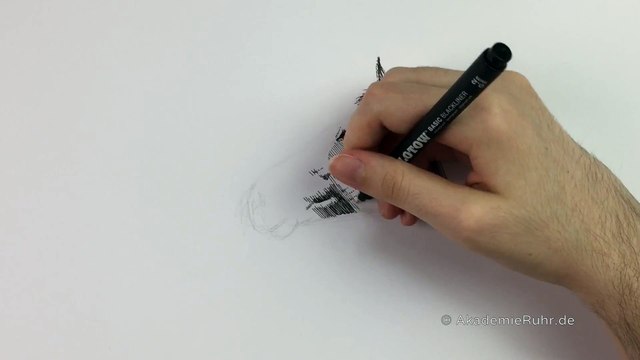 Pferdekopf zeichnen. Pferde-Portraits zeichnen lernen. Mappenvorbereitungskurs Kunst.-msTOo66Ob-A