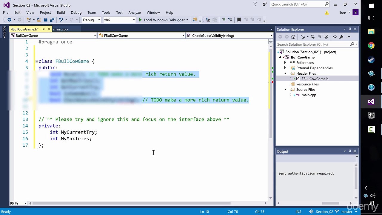 23. Using Header Files As Contracts