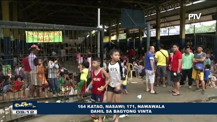 164 katao, nasawi; 171, nawawala dahil sa bagyong #VintaPH