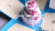 Tarjeta de cumpleaños : Tarjeta Explosiva con Pastel - [ Happy Birthday Card ]