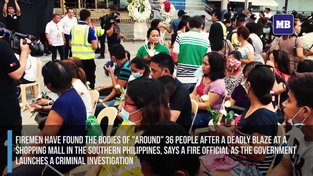 More than 30 bodies found, criminal probe into Davao mall fire