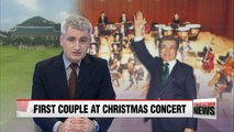 President Moon Jae-in spends first Christmas enjoying concert for peace