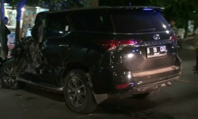 Tabrak Halte Transjakarta, Muka Pajero Tak Berbentuk