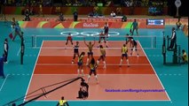 China Vs Brazil l Volleyball Women Olympic Rio 2016 l Quaterfinal l Part 1