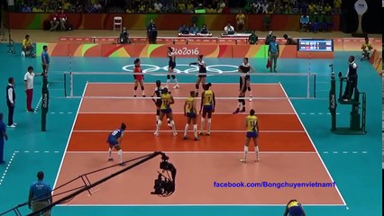 China Vs Brazil l Volleyball Women Olympic Rio 2016 l Quaterfinal l Part 2