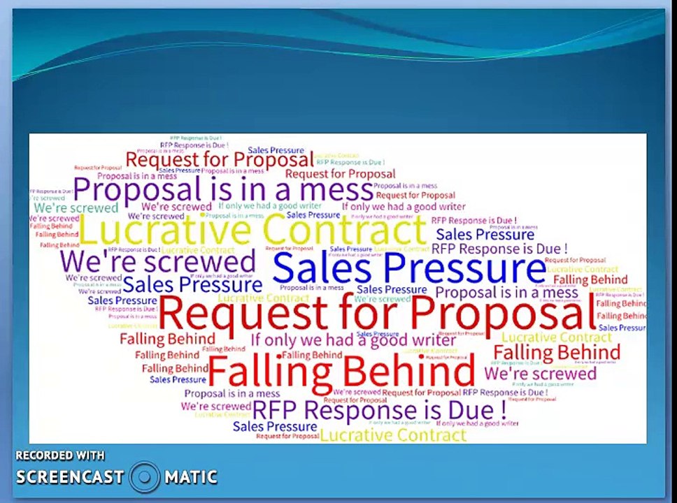 RFP Problem - A Software Won't Solve It