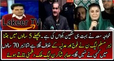 Sabir Shakir Shows the filthy Face of PMLN