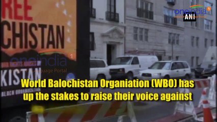 Free Balochistan campaign van spotted on New York streets, Watch | Oneindia News