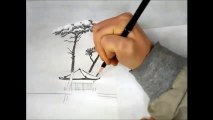 연필그림그리기(낙산사의상대) - Pencil sketch / Speed drawing