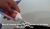 How to remove scratches from the car at home Using toothpaste