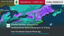 Winter Storm Gives U.S. A White Christmas